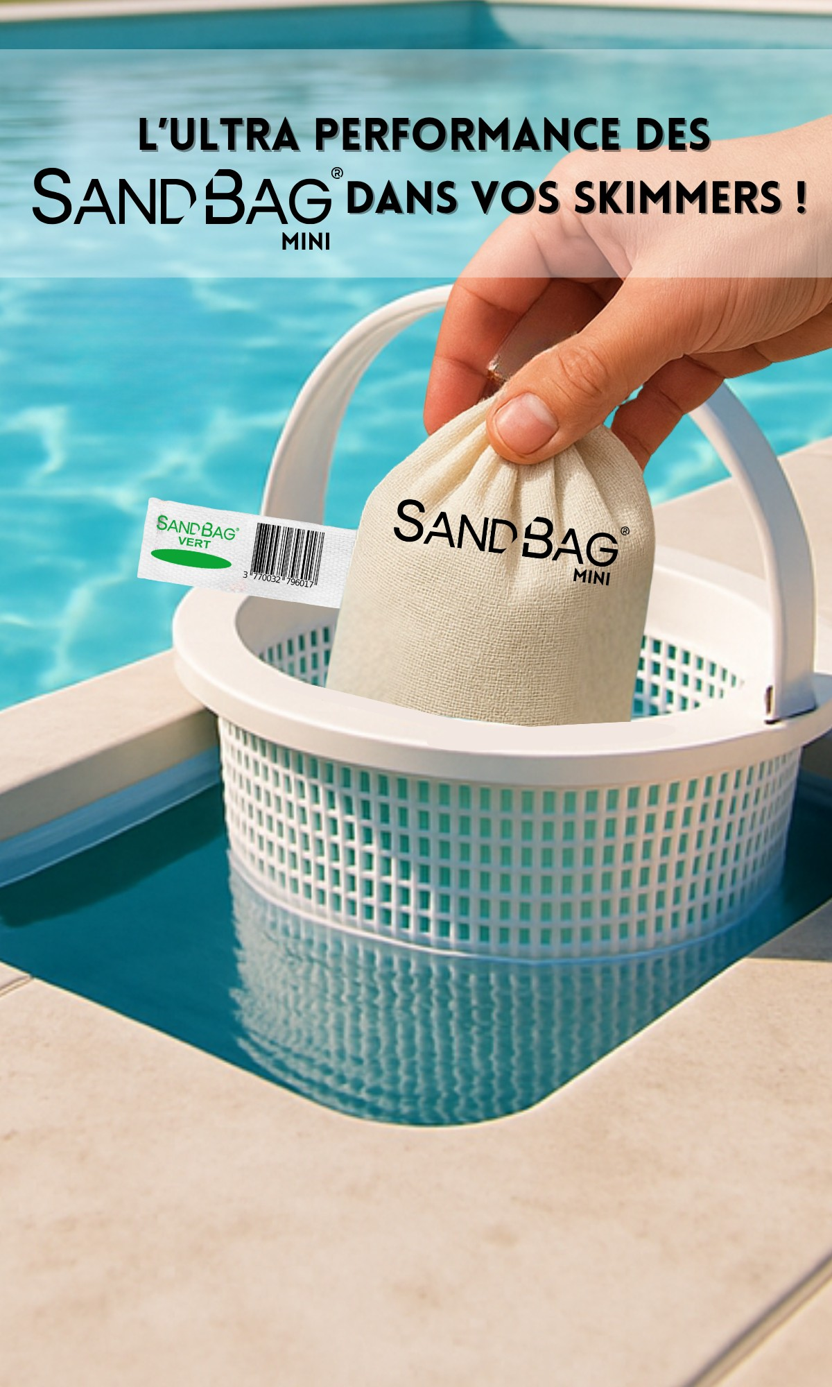Le SANDBAG® Mini est parfait pour vos skimmers !